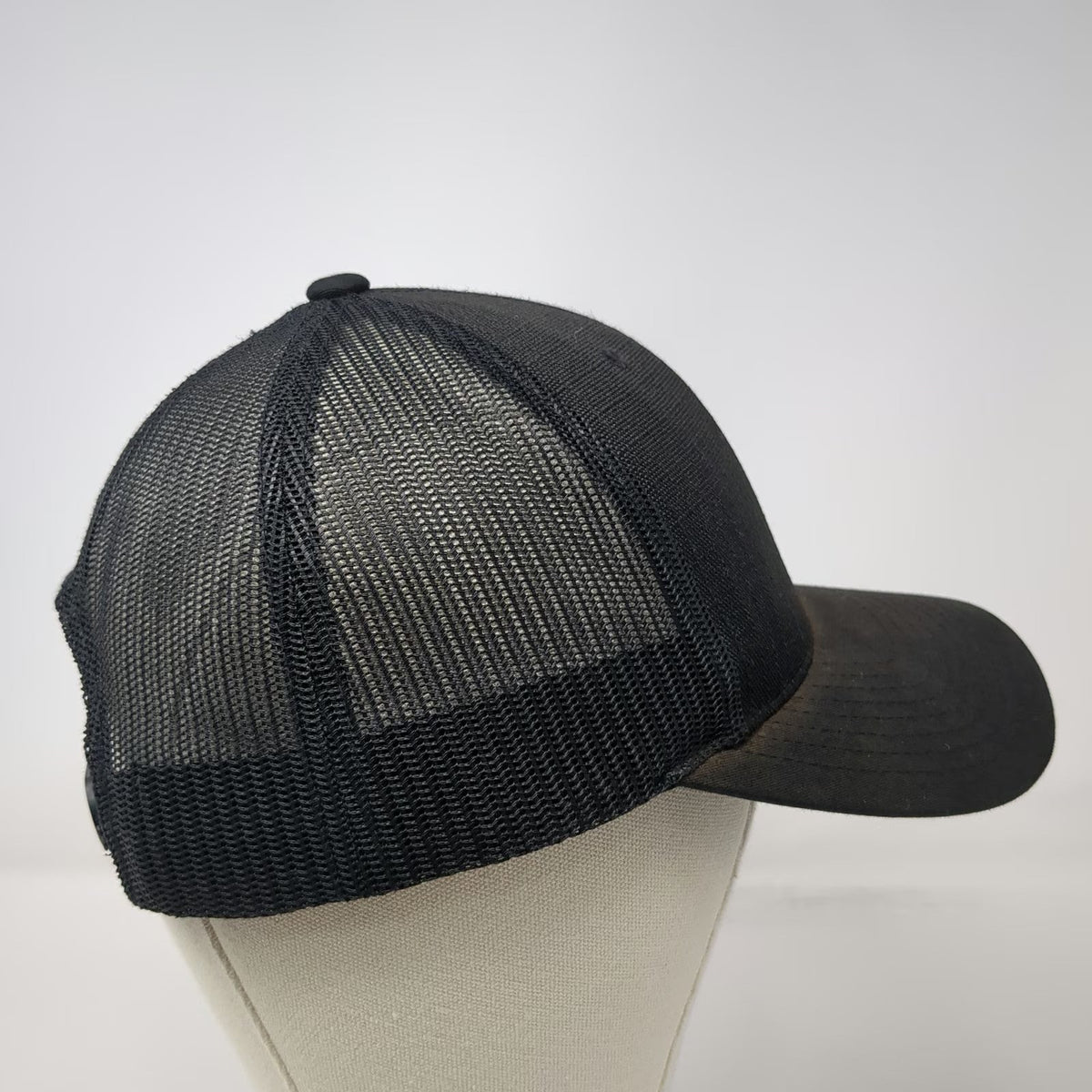 Milwaukee Trucker Hat Black OSFM Mesh Back Snapback Tools Patch Logo Gridiron