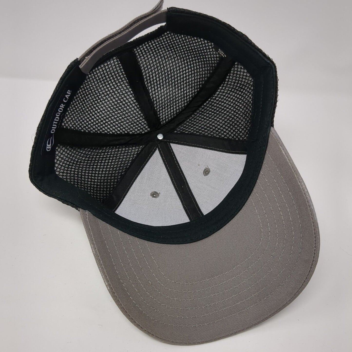 Underground Mining Contractors Strapback Fitted Hat Gray OS Adjustable Mesh OC