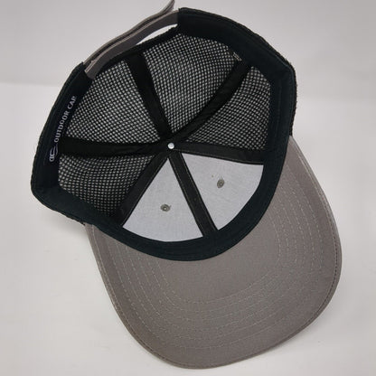 Underground Mining Contractors Strapback Fitted Hat Gray OS Adjustable Mesh OC