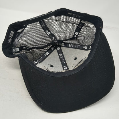 New Era Snapback Black One Size Malibu Boats Mesh Back Trucker Hat 9FIFTY