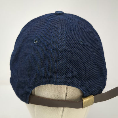 The Ampal Creative 5 Panel Blue One Size Hat Hot Curl Surfing Corduroy Strapback