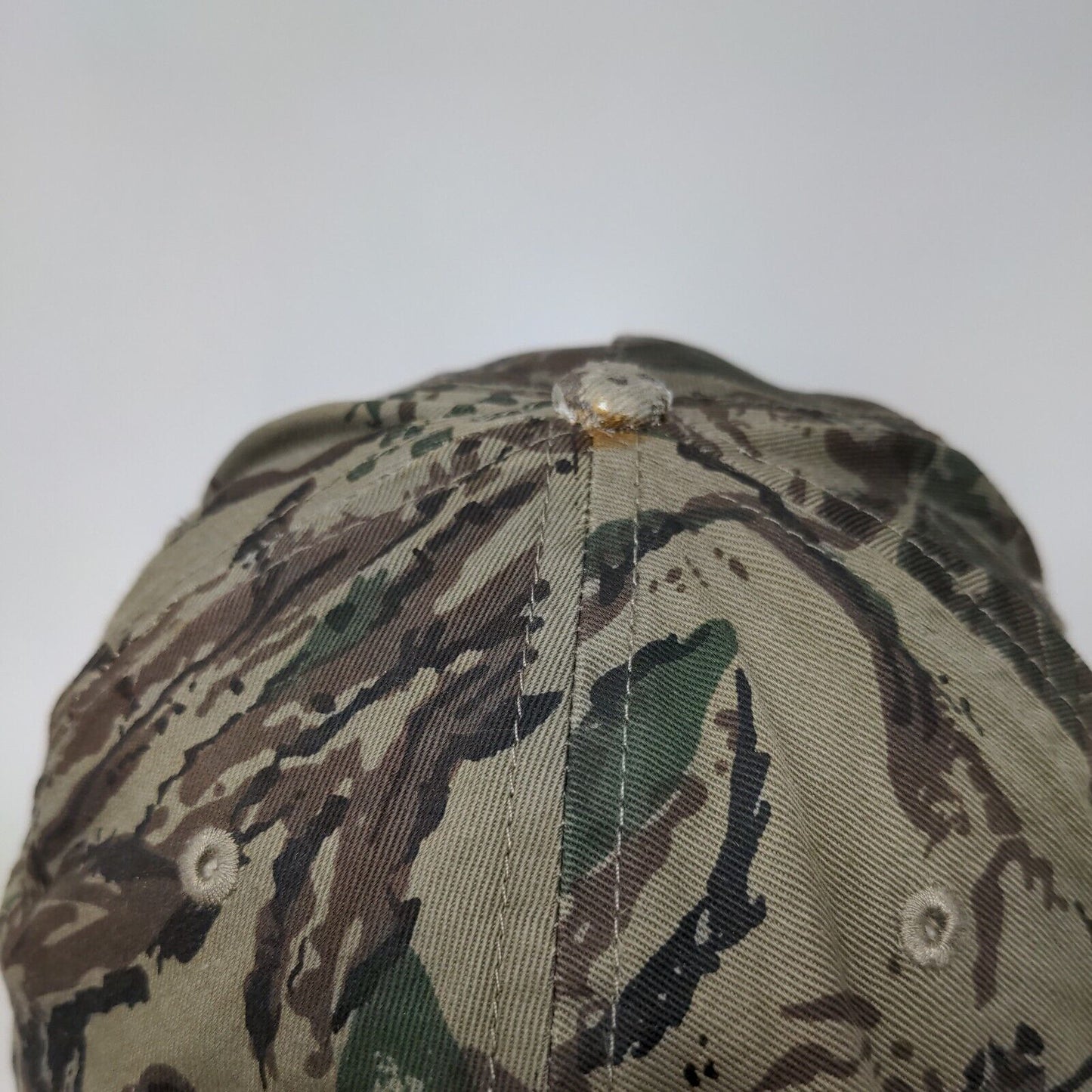 Nap Gladu Snapback Hat Camouflage One Size Adjustable Embroidered Vented Holes