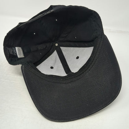 Staple Snapback Black One Size Script Logo Embroidery Thread Beast Cotton Hat