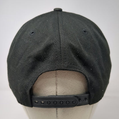 New Era Chicago White Sox MLB Snapback Hat Black One Size 9FIFTY Chi Flat Brim