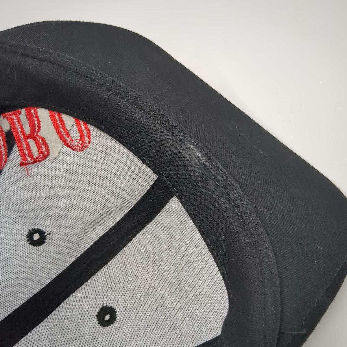 Marlboro Snapback Hat Black One Size Red Embroidered Cowboy Logo Side Patch