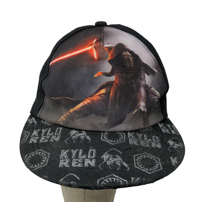 Star Wars Boys Snapback Hat Black OS Kylo Ren Embroidered & Graphic Logos