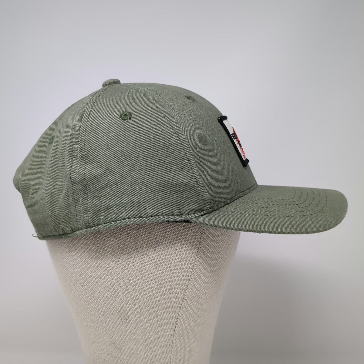 Red Wing Shoes Snapback Green White One Size Logo Patch 1905 Workwear Twill Hat