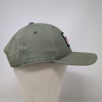 Red Wing Shoes Snapback Green White One Size Logo Patch 1905 Workwear Twill Hat