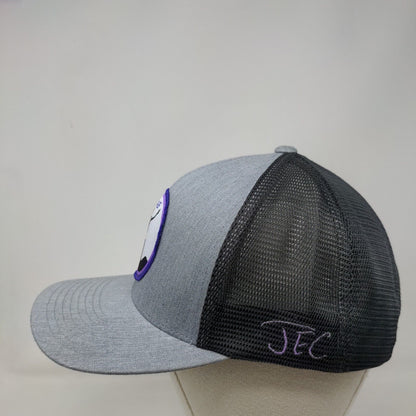 JCSAF Snapback Trucker Hat Gray One Size 110 Flexfit Mesh Back Pacific Headwear