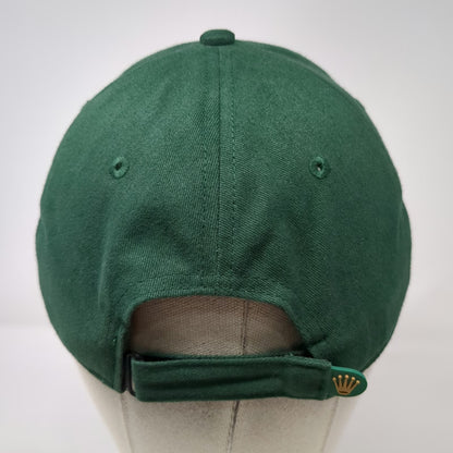 Rolex Baseball Cap Green One Size Logo Crown Slideback Adjustable Strap Hat