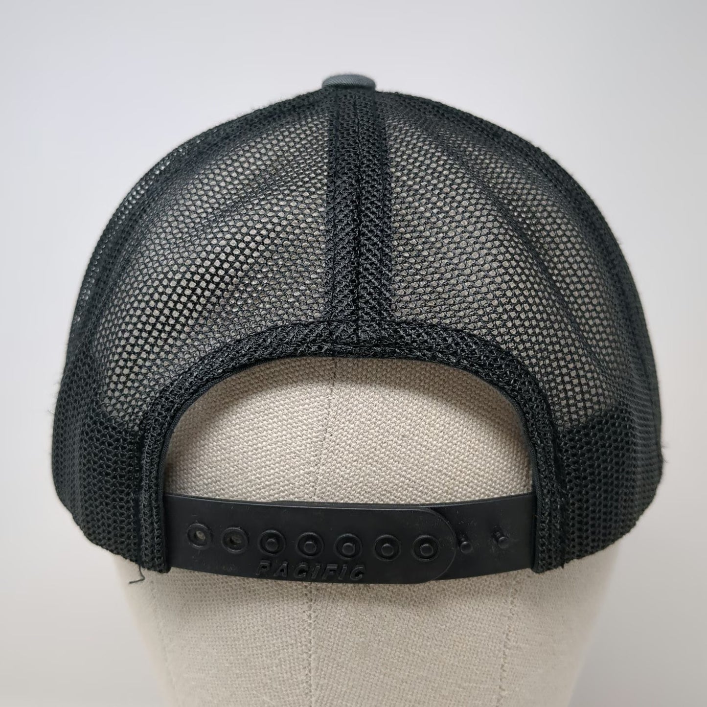 Pacific Headwear Trucker Hat Gray One Size Bettencourt Dairy Cow Mesh Snapback