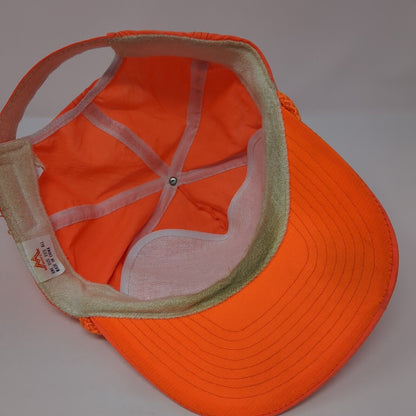 Celebrate Idaho 1890 Centennial 1990 Strapback Hat Orange 6 Panel Mohr's Rope