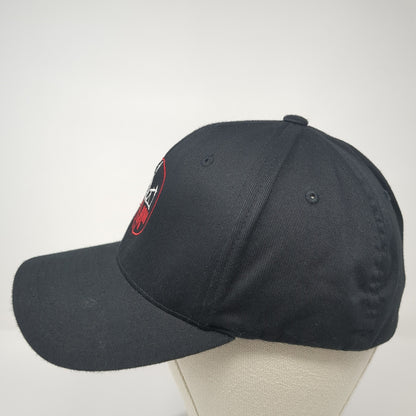 Reklaw Power LLC Fitted Hat Black XL Flexfit Stretch Embroidered Yupoong