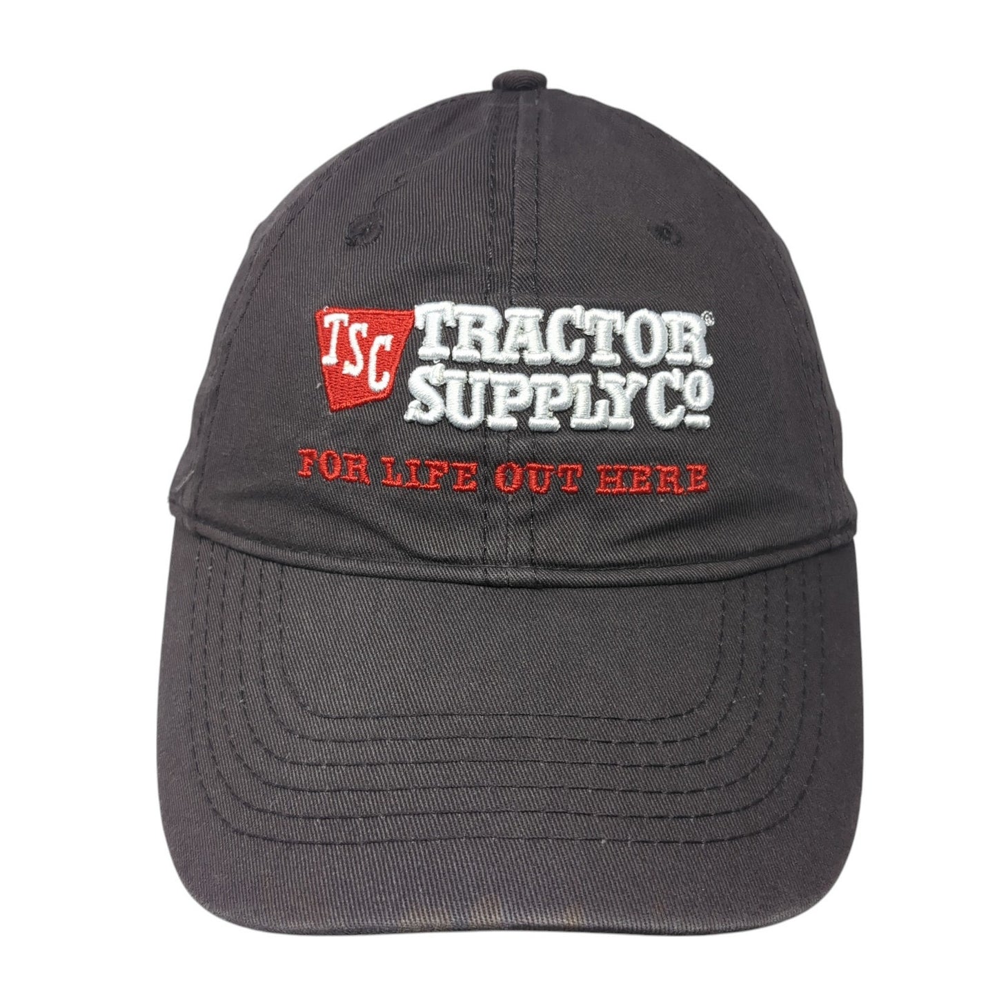 Tractor Supply Co For Life Out Here Slideback Hat Gray One Size Since 38