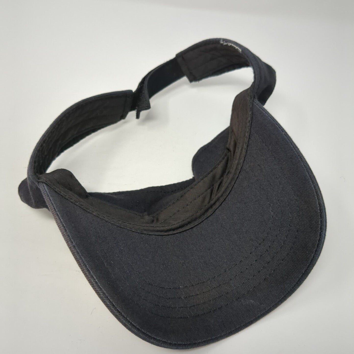Qdoba Strapback Sun Visor Hat Black One Size Adjustable Embroidered