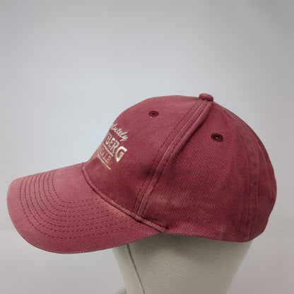 Auffenberg of Carbondale Strapback Hat Red One Size Adjustable Otto