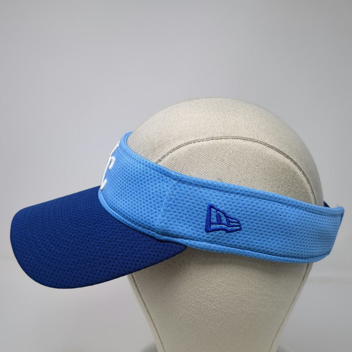 New Era Kansas City Royals MLB Blue One Size Visor Mesh Adjustable Strapback Hat