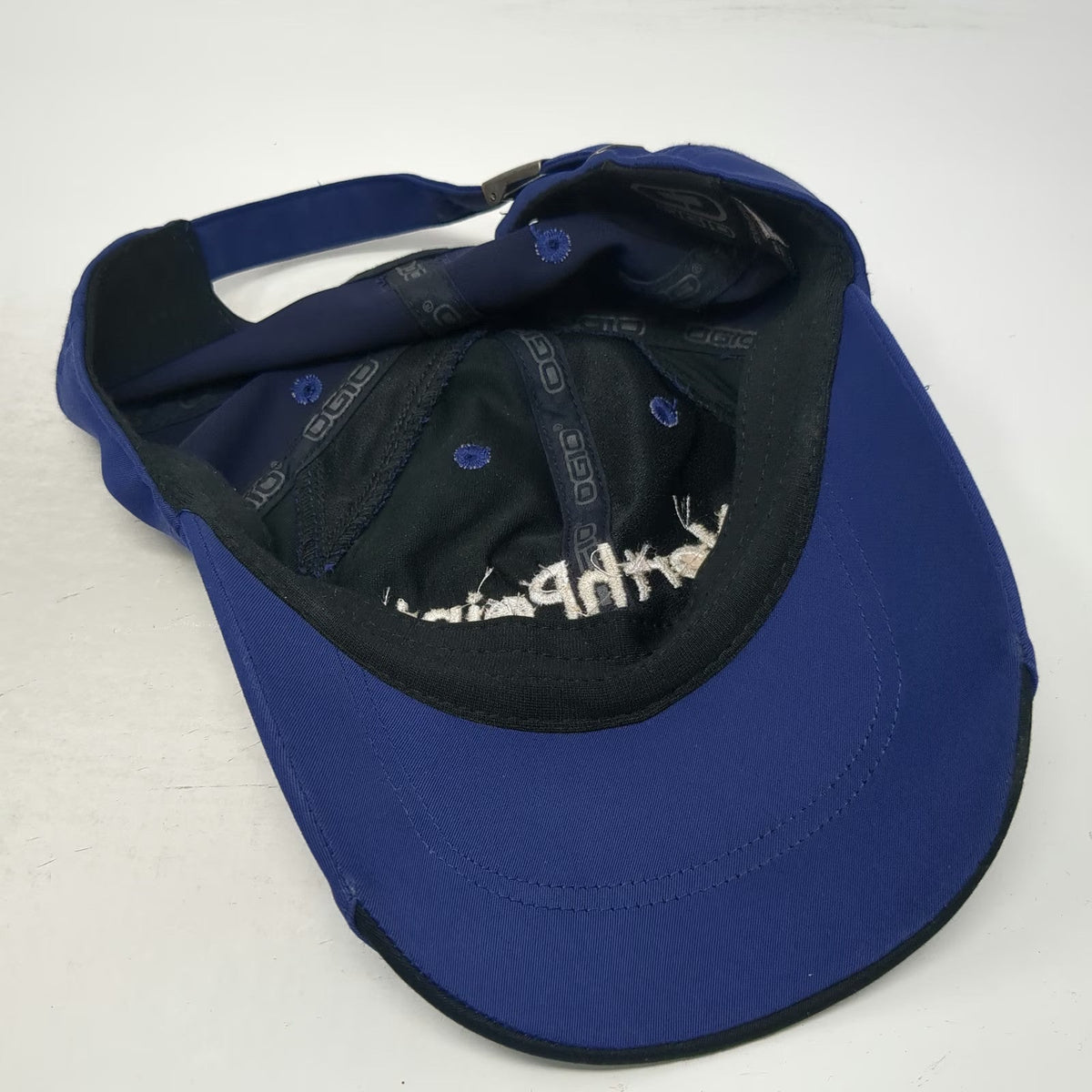 OGIO Baseball Cap Blue One Size NorthPoint Development Slideback Hat Polyester