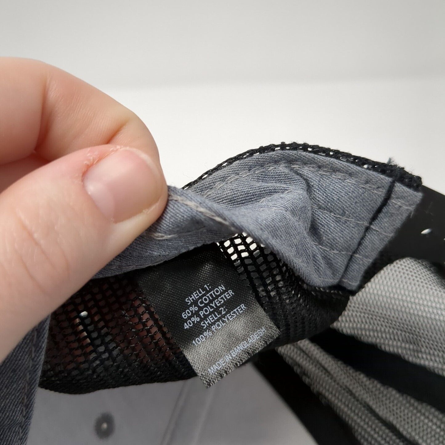 Silver Creek Snapback Mesh Back Trucker Hat Gray One Size Adjustable