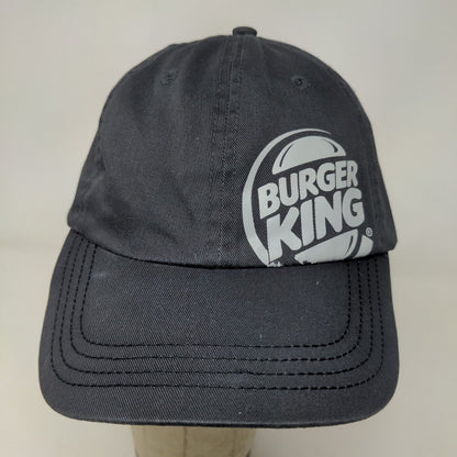 Burger King Men's Slideback Hat Black Size OS Graphic Logo Employee Uniform