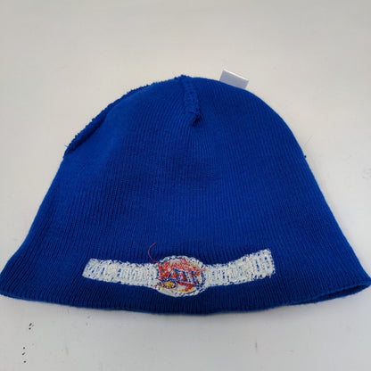 Miller Lite Men's Knit Beanie Hat Cap Blue Size OSFA Embroidered Beer Go Blue!