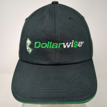 Legend Baseball Cap Black One Size DollarWise Fast Cash Strapback Hat Logo USA