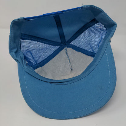 Union Pacific Snapback Hat Blue OSFA Adjustable Embroidered Breathable Mesh