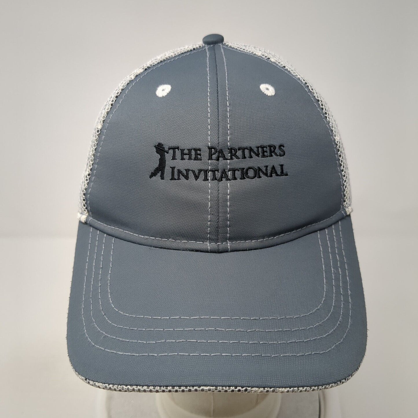 The Partners Invitational Strapback Hat Gray One Size Ahead Performance