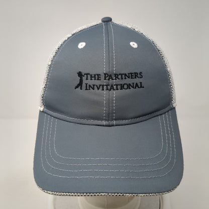 The Partners Invitational Strapback Hat Gray One Size Ahead Performance