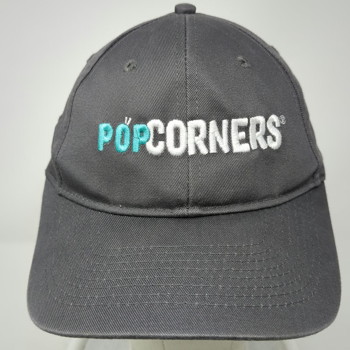 Port & Company Baseball Cap Gray One Size PopCorners Frito-Lay Logo Cotton Hat