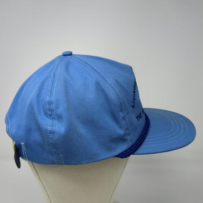 U-GRIN 5 Panel Blue One Size Hat Livingston Montana Other Windy City Rope Strap