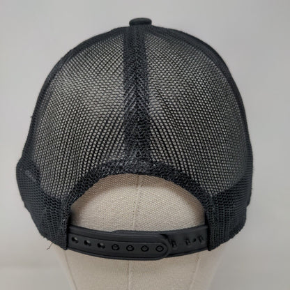 The Overflow Worship Band Snapback Trucker Hat Black One Size Mesh Back