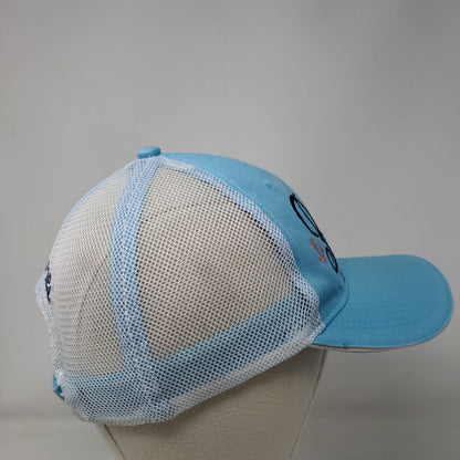 Ron Jon Surf Shop Cozumel Strapback Trucker Hat Blue OSFM Adjustable Mesh Back
