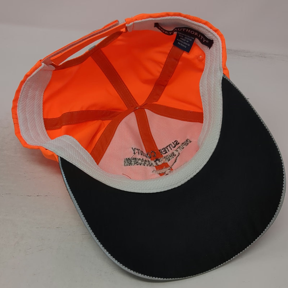 Port Authority Baseball Cap Orange One Size Reflective Sutter County Hunt Hat