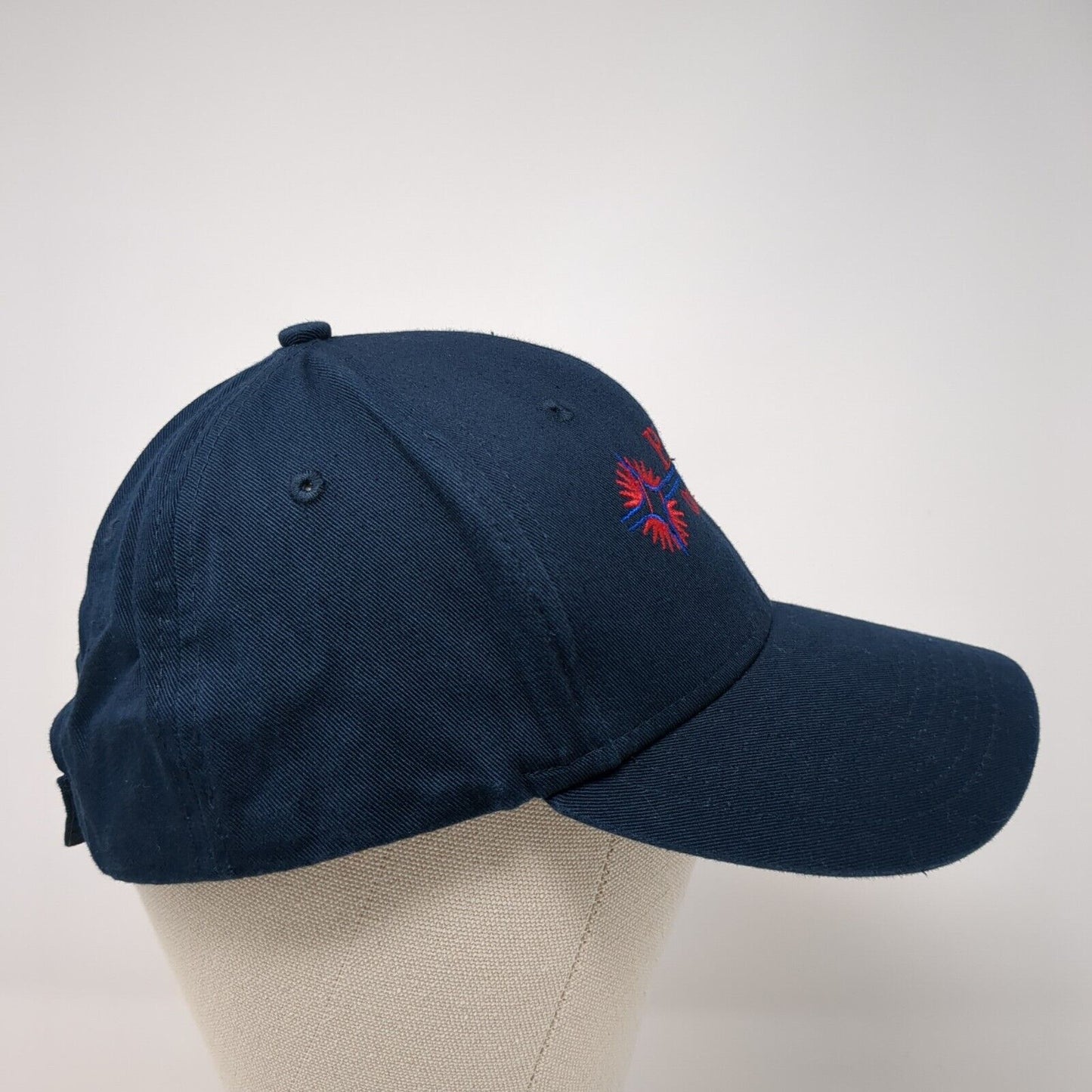 Payette Collision Center I Retired Strapback Hat Blue OS Adjustable Embroidered
