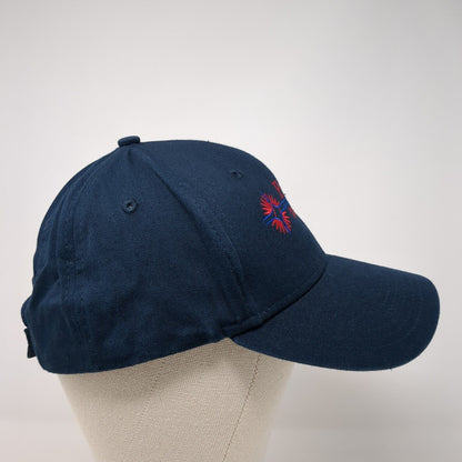 Payette Collision Center I Retired Strapback Hat Blue OS Adjustable Embroidered