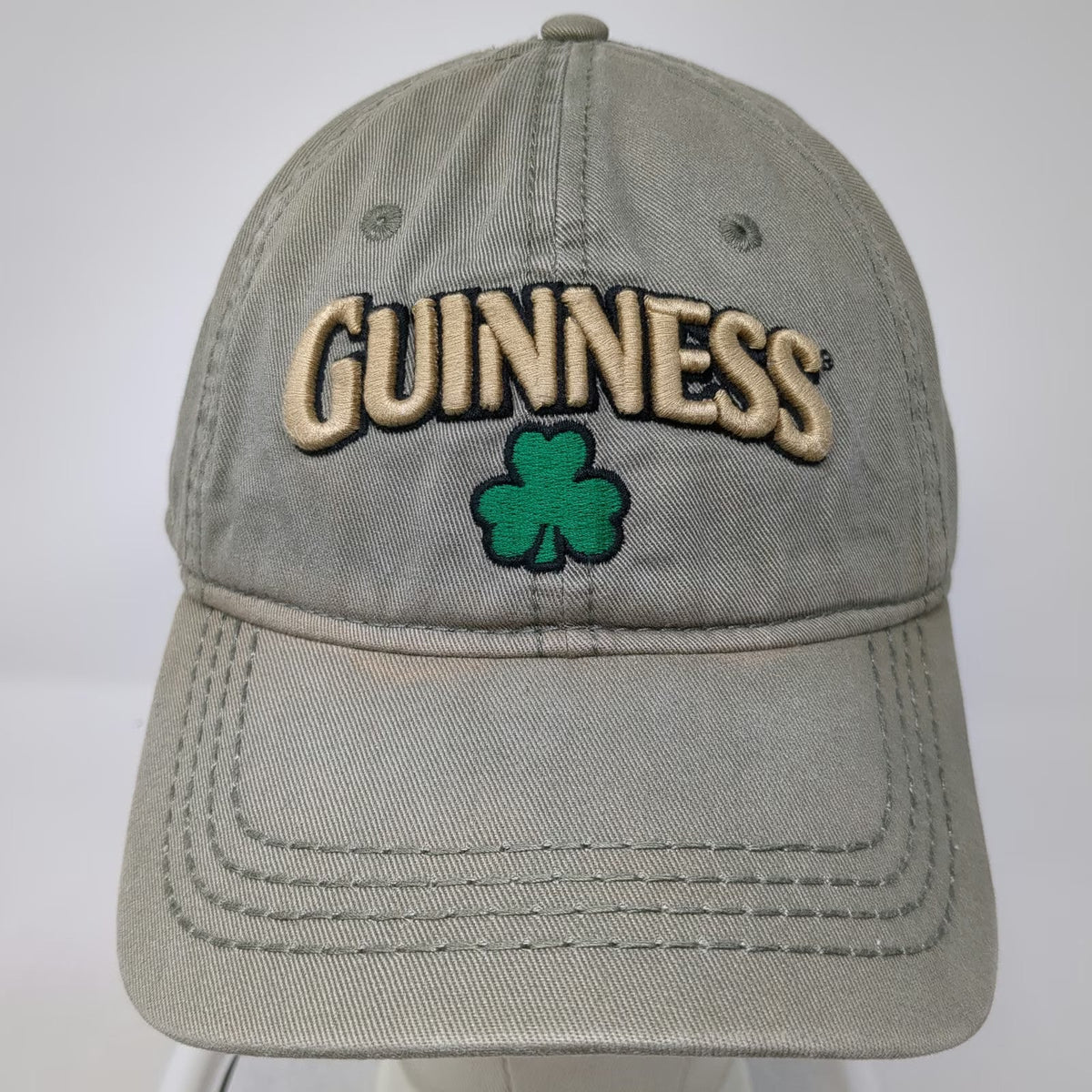 Guinness Baseball Cap Green One Size Snapback Shamrock Signature Irish Beer Hat