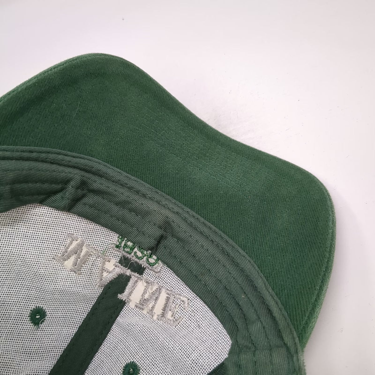 Falcon Baseball Cap Green One Size Maine 1820 Statehood Slideback Hat Adjustable