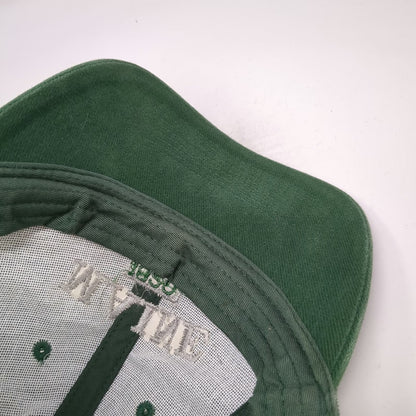 Falcon Baseball Cap Green One Size Maine 1820 Statehood Slideback Hat Adjustable