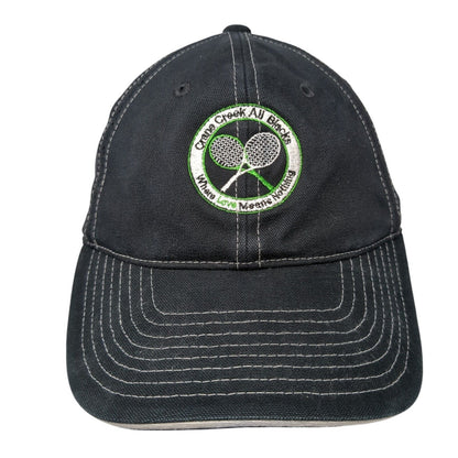 Crane Creek All Blacks Where Love Means Nothing Strapback Hat Black OS Adidas