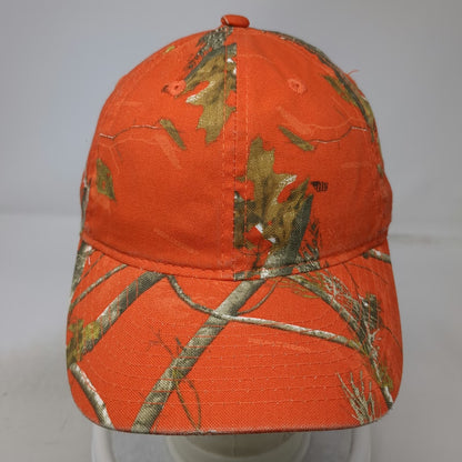 Outdoor Cap Baseball Cap Orange Camo OSFM Slideback Realtree Hunting Blaze Hat