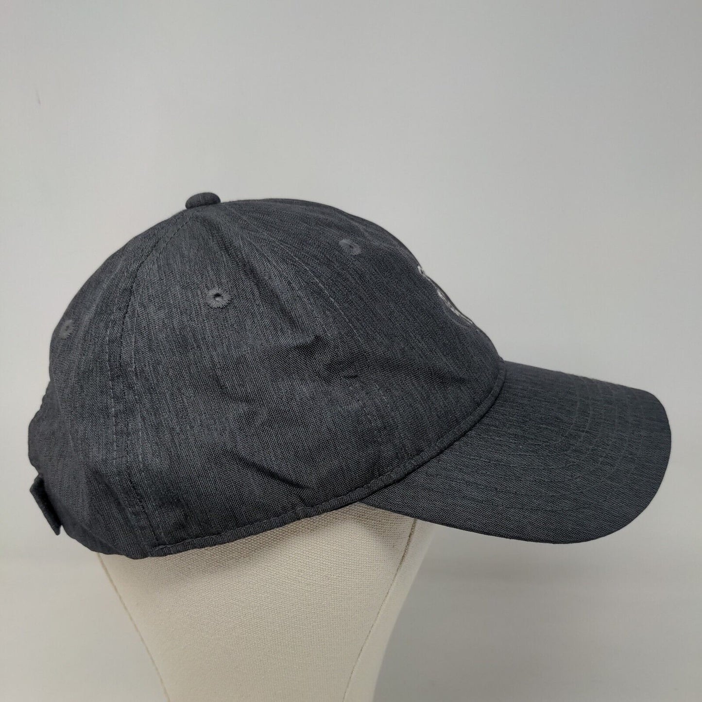 Taylormade Men's Strapback Hat Gray Adjustable Embroidered Golf Logo
