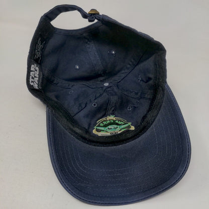 The Child Mandalorian Slideback Hat Blue OSFM Adjustable Embroidered Star Wars