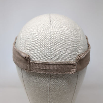 Artesano Bakery Bread Strapback Sun Visor Cap Tan OS Adjustable Cap America