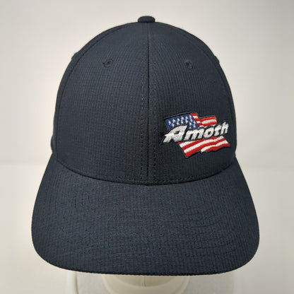 Amoth USA Flag Snapback Hat Black One Size Flexfit 110 Port Authority