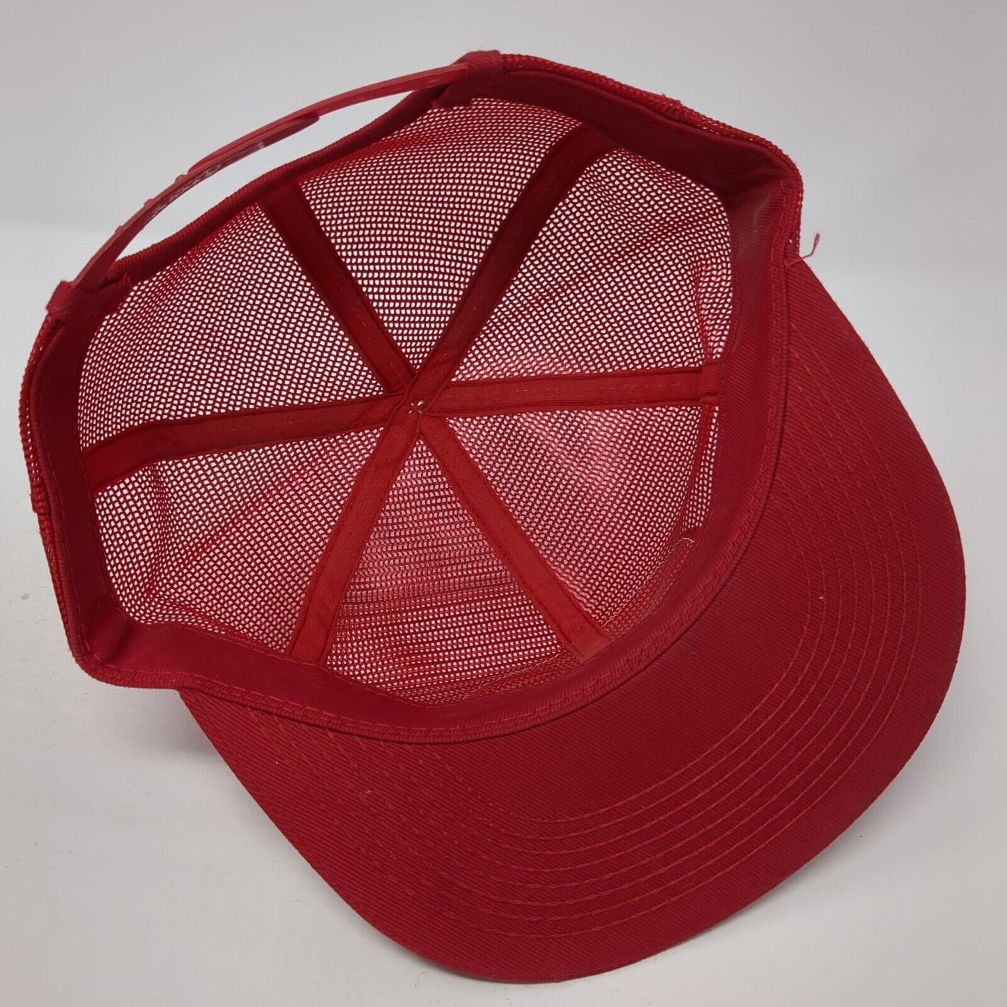 Tom Thumb American Fine Foods Trucker Hat Red One Size Adjustable Mesh Back