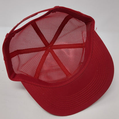 Tom Thumb American Fine Foods Trucker Hat Red One Size Adjustable Mesh Back
