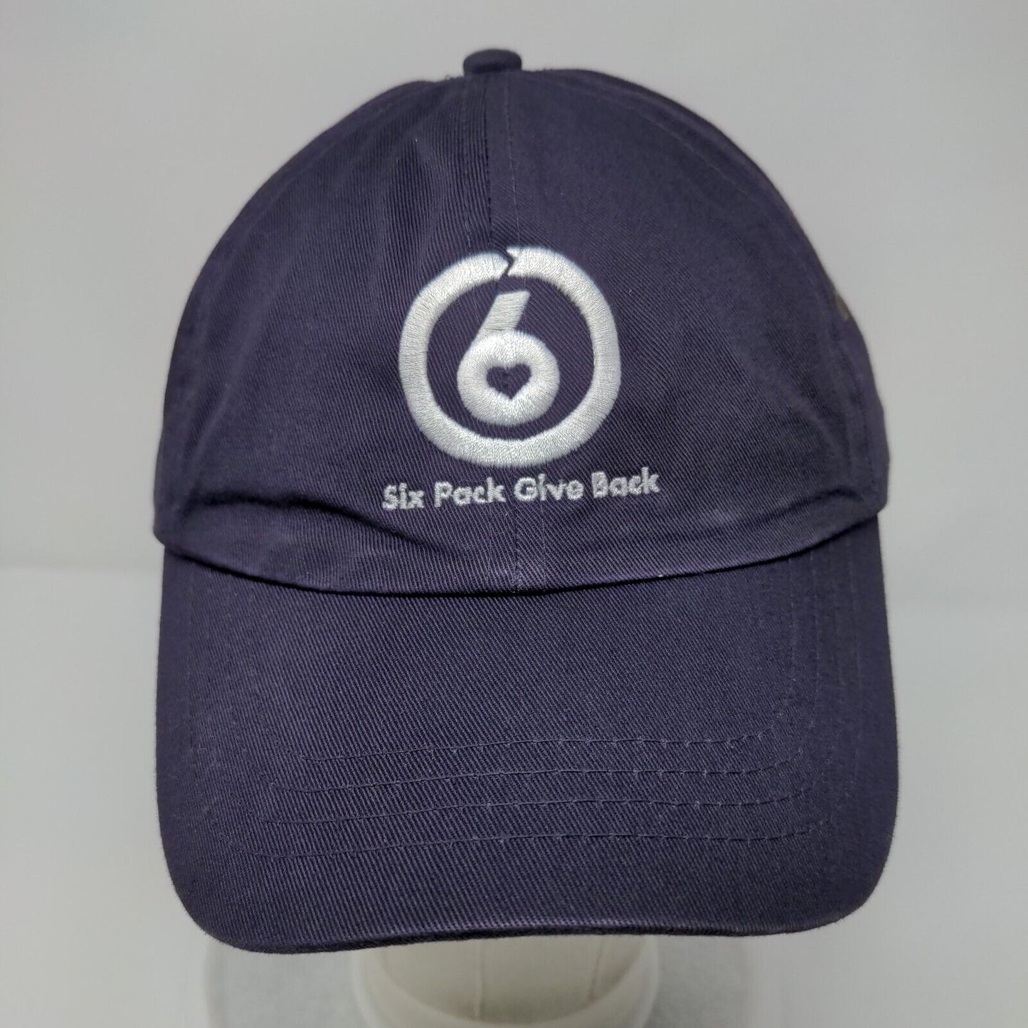 Six Pack Give Back Slideback Hat Purple One Size Embroidered Scentsy