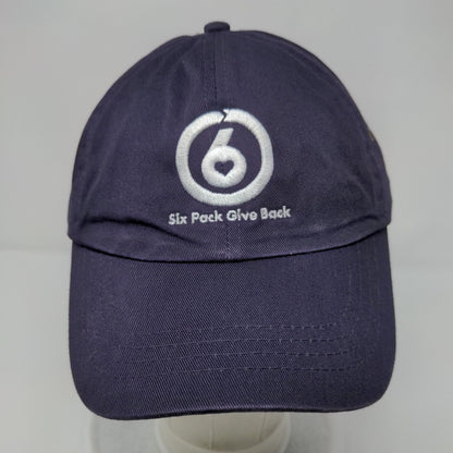 Six Pack Give Back Slideback Hat Purple One Size Embroidered Scentsy