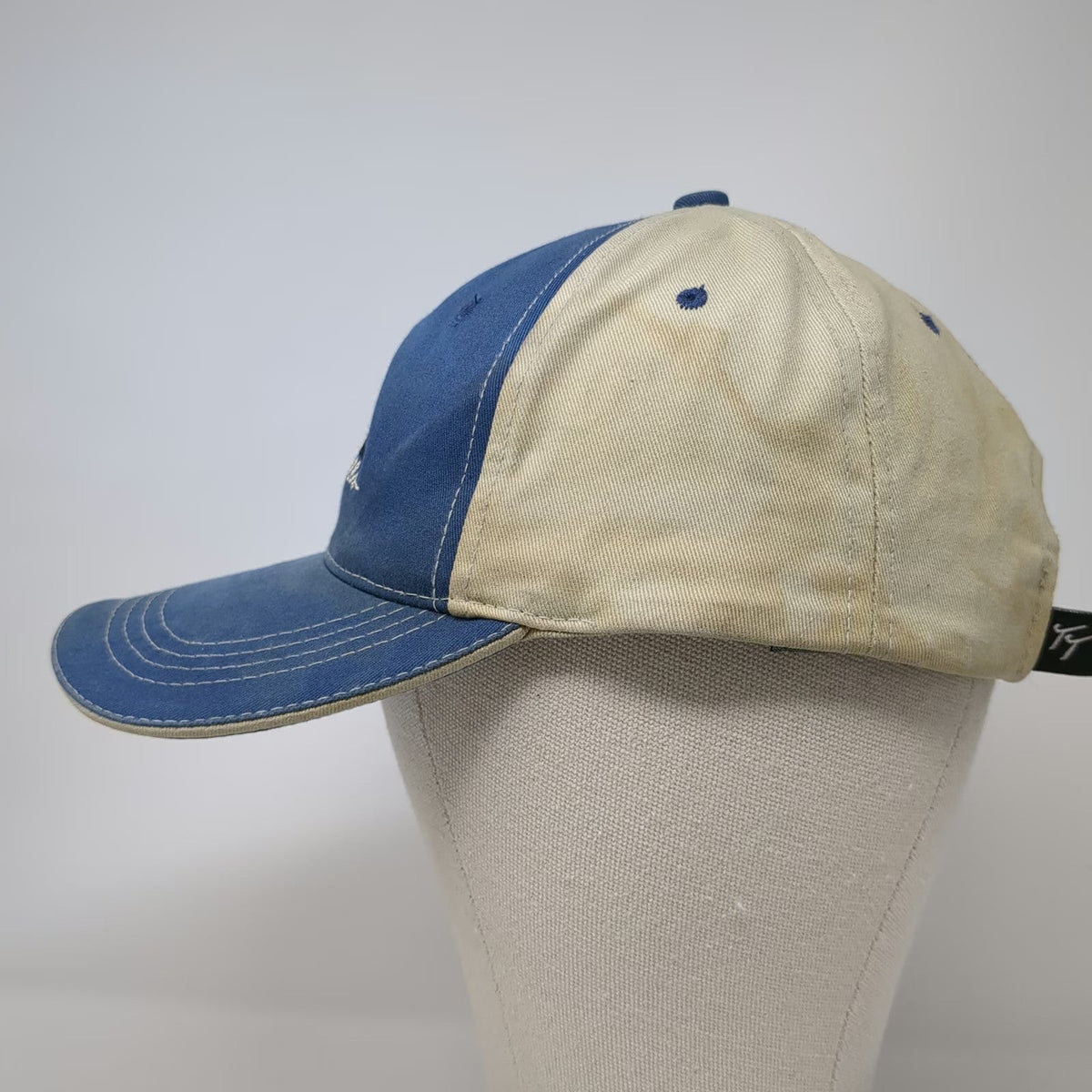 Town Talk Eagle Hills Blue Baseball Cap One Size Strapback Hat Contrast Stitch